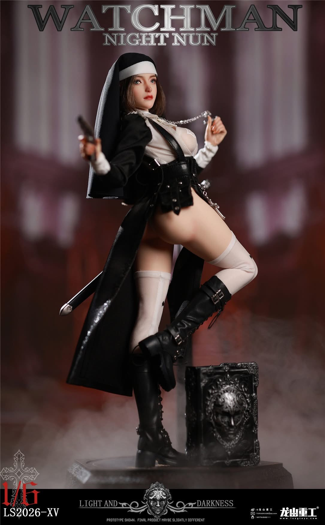 Preventa Figura Night Nun (2 versiones) marca Longshan Heavy Industry LS2026-XV escala 1/6