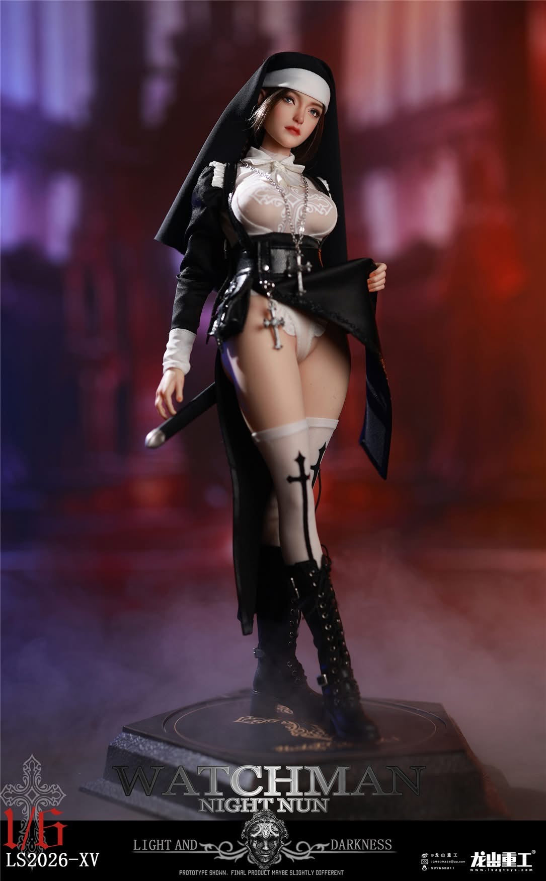 Preventa Figura Night Nun (2 versiones) marca Longshan Heavy Industry LS2026-XV escala 1/6