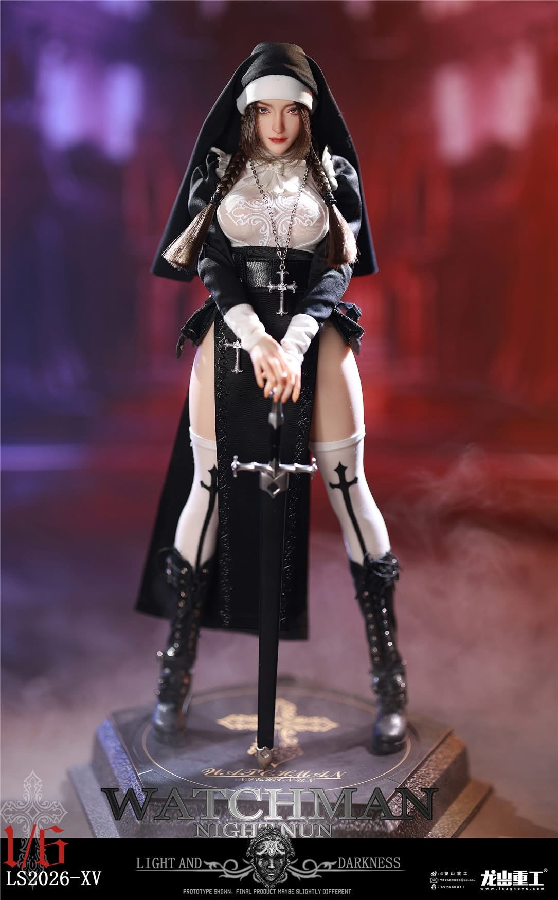 Preventa Figura Night Nun (2 versiones) marca Longshan Heavy Industry LS2026-XV escala 1/6