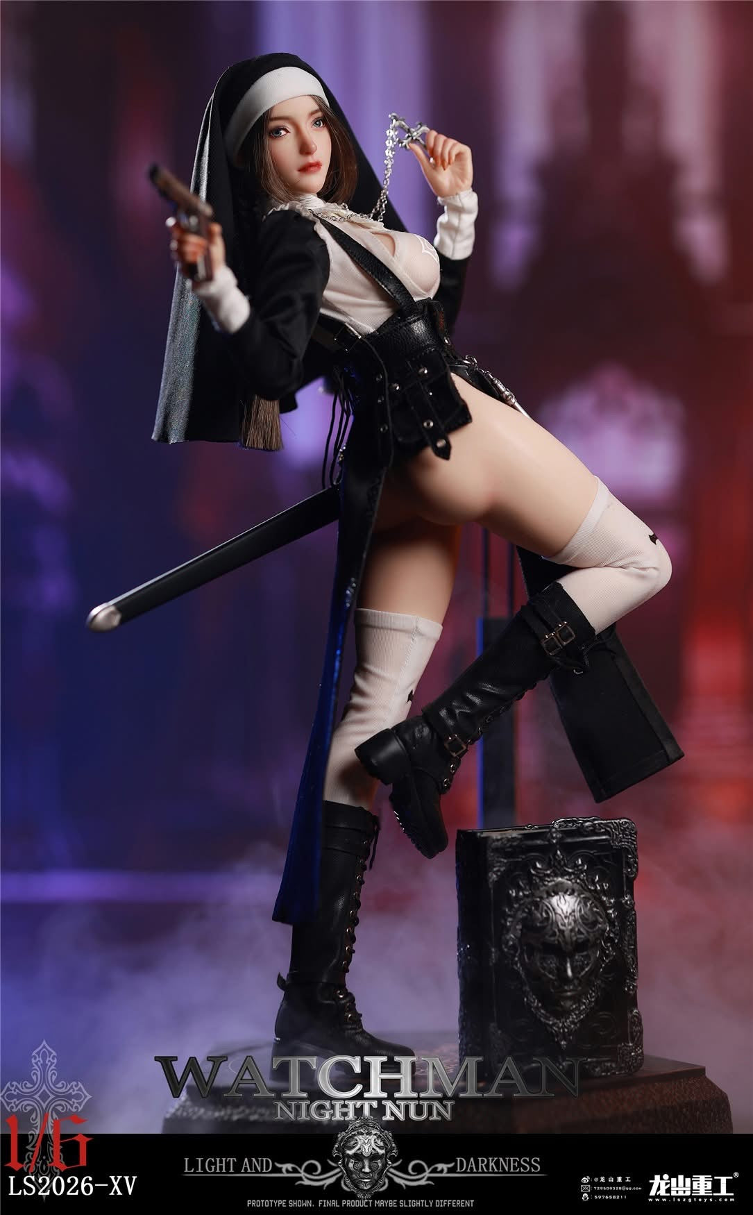 Preventa Figura Night Nun (2 versiones) marca Longshan Heavy Industry LS2026-XV escala 1/6