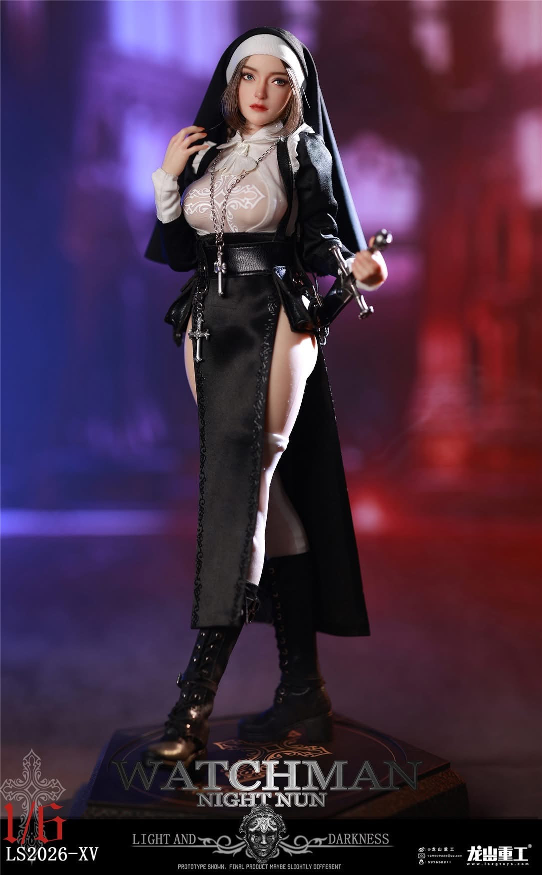 Preventa Figura Night Nun (2 versiones) marca Longshan Heavy Industry LS2026-XV escala 1/6