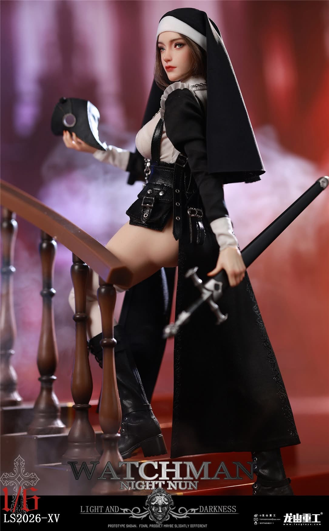 Preventa Figura Night Nun (2 versiones) marca Longshan Heavy Industry LS2026-XV escala 1/6