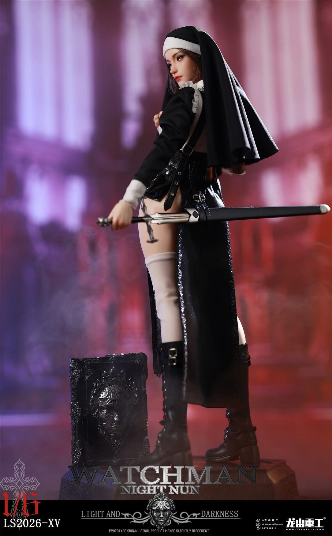 Preventa Figura Night Nun (2 versiones) marca Longshan Heavy Industry LS2026-XV escala 1/6