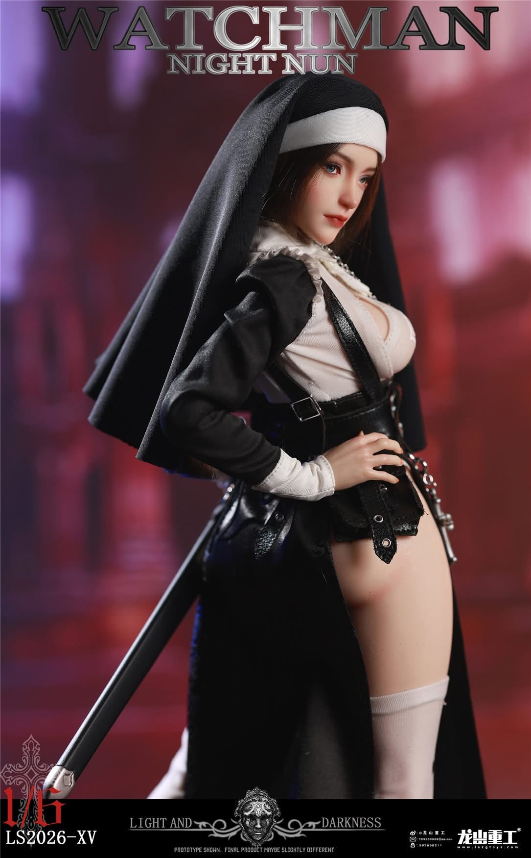 Preventa Figura Night Nun (2 versiones) marca Longshan Heavy Industry LS2026-XV escala 1/6