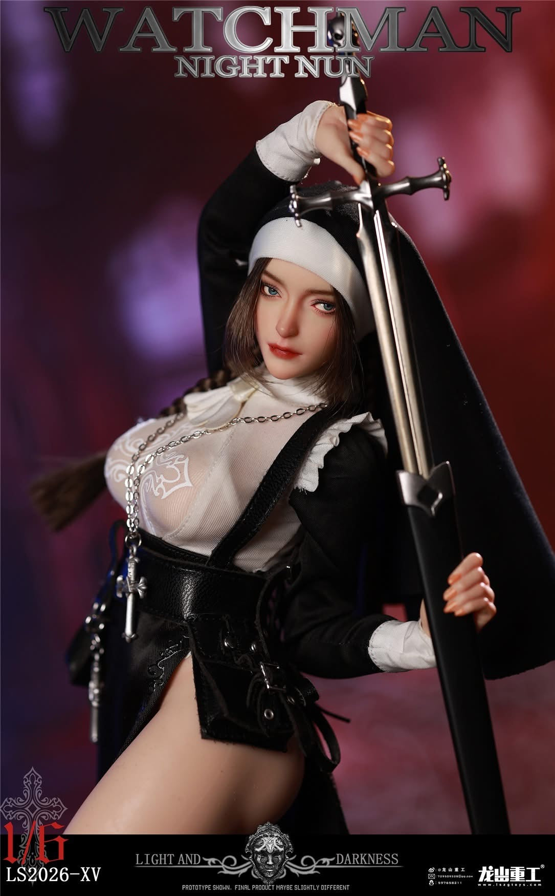 Preventa Figura Night Nun (2 versiones) marca Longshan Heavy Industry LS2026-XV escala 1/6