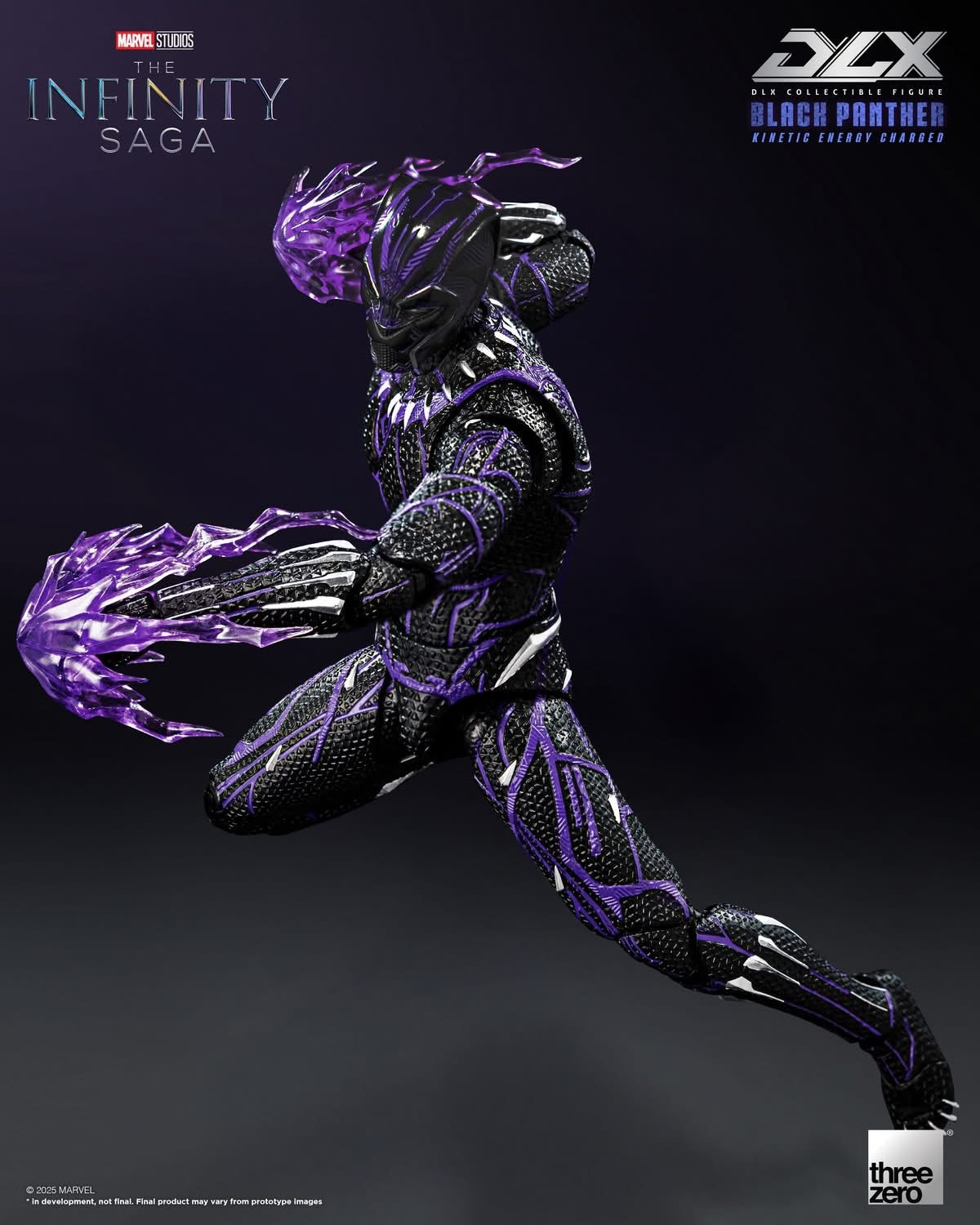 Preventa Figura DLX Black Panther (Kinetic Energy Charged) - Marvel Studios: The Infinity Saga marca Threezero 3Z0821 escala pequeña 1/12