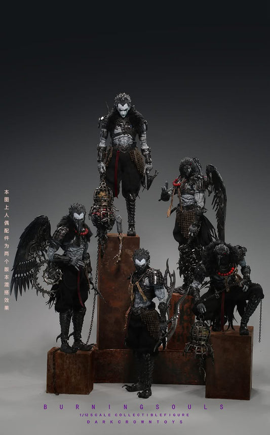 Preventa Figura Fatal Feathers (2 versiones) - Burning Souls marca Dark Crown Toys escala 1/12