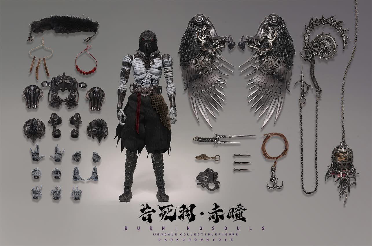 Preventa Figura Fatal Feathers (2 versiones) - Burning Souls marca Dark Crown Toys escala 1/12