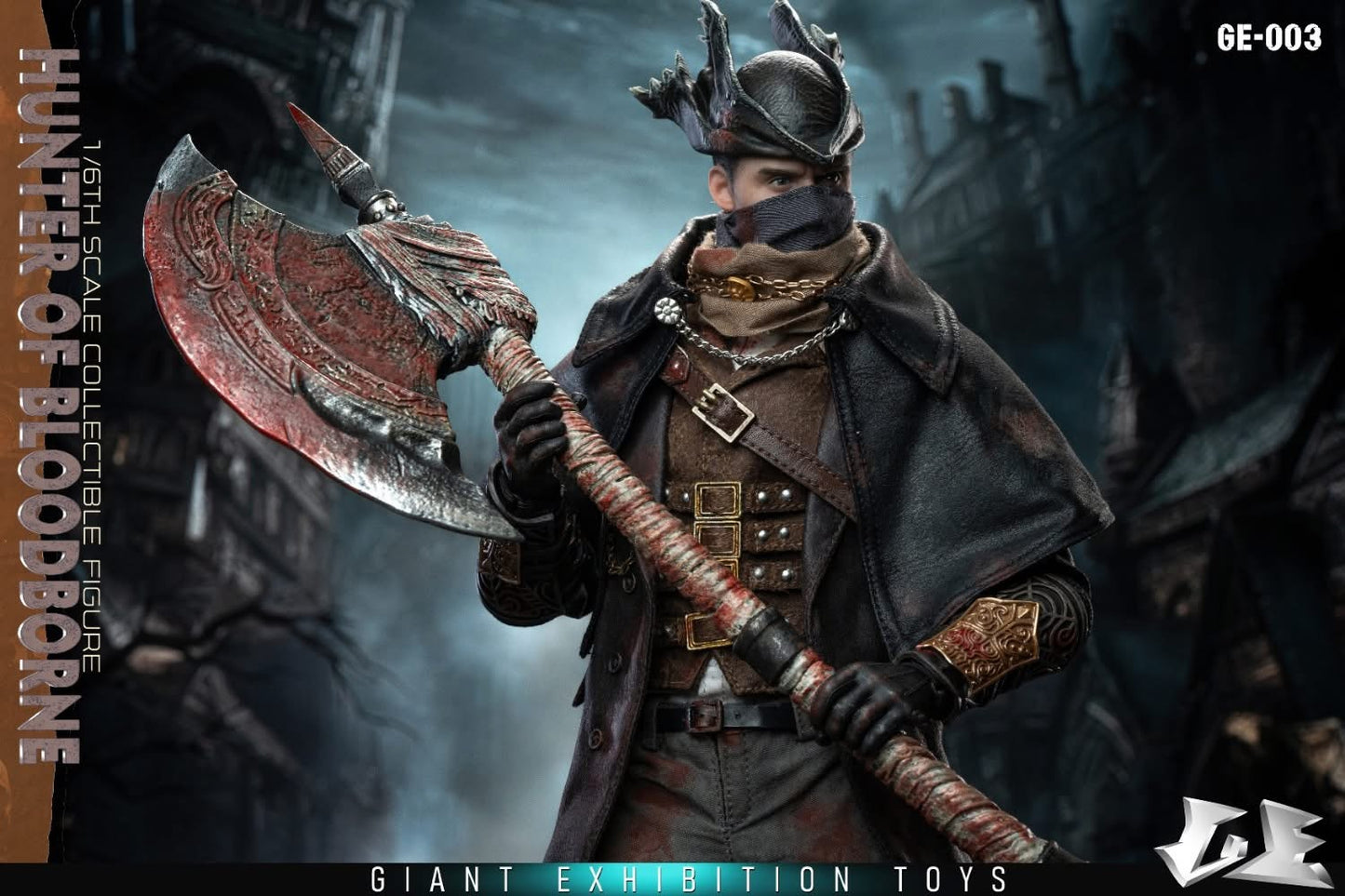 Preventa Figura Hunter of Blood borne marca Giant Exhibition Toys GE-003 escala 1/6