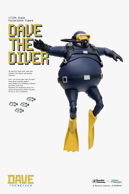 Preventa Figura DAVE THE DIVER (Diseñado por MINTROCKET) marca Beautiful Chemistry BC202526 escala 1/12