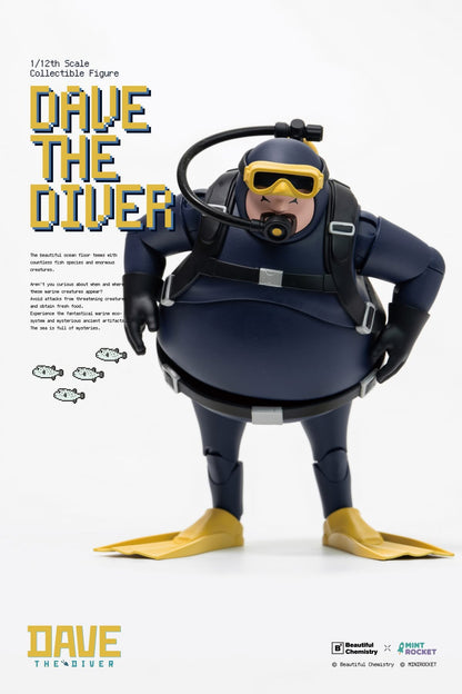 Preventa Figura DAVE THE DIVER (Diseñado por MINTROCKET) marca Beautiful Chemistry BC202526 escala 1/12
