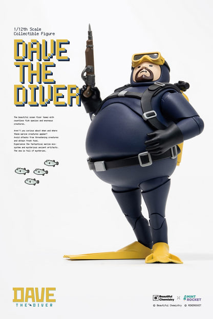 Preventa Figura DAVE THE DIVER (Diseñado por MINTROCKET) marca Beautiful Chemistry BC202526 escala 1/12