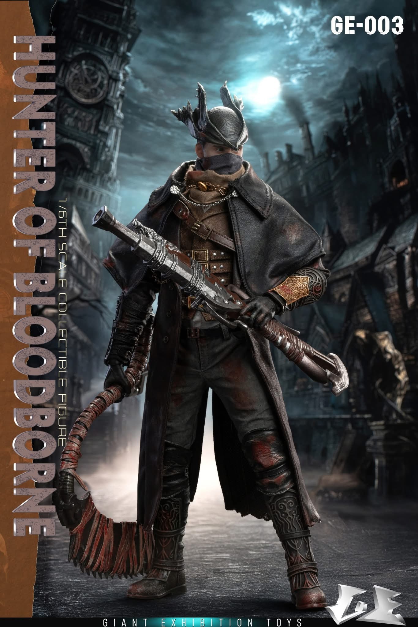 Preventa Figura Hunter of Blood borne marca Giant Exhibition Toys GE-003 escala 1/6