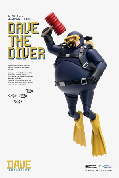Preventa Figura DAVE THE DIVER (Diseñado por MINTROCKET) marca Beautiful Chemistry BC202526 escala 1/12