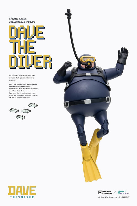 Preventa Figura DAVE THE DIVER (Diseñado por MINTROCKET) marca Beautiful Chemistry BC202526 escala 1/12