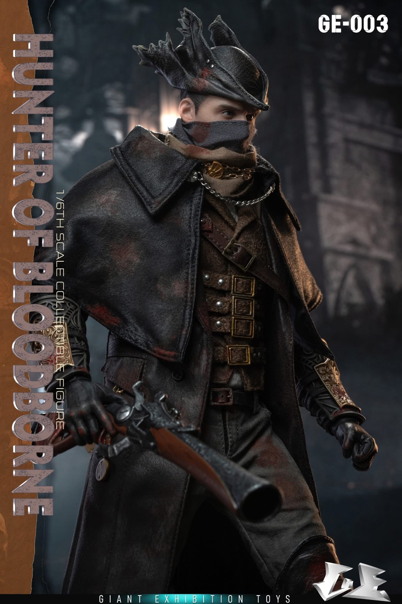 Preventa Figura Hunter of Blood borne marca Giant Exhibition Toys GE-003 escala 1/6
