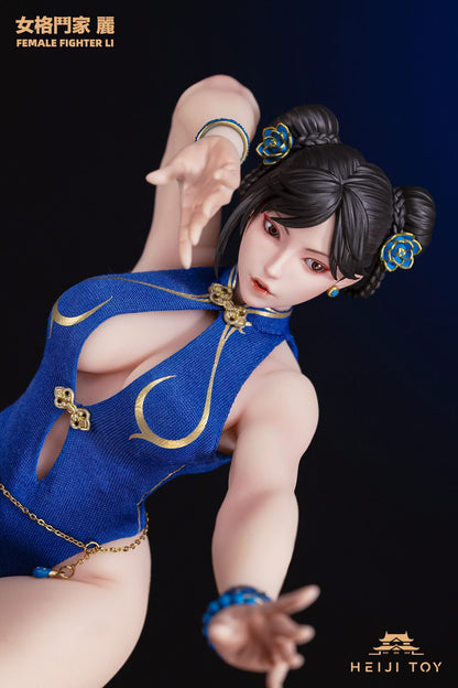Preventa Figura Female Fighter Li marca HeiJi Toys HJ001 escala 1/6