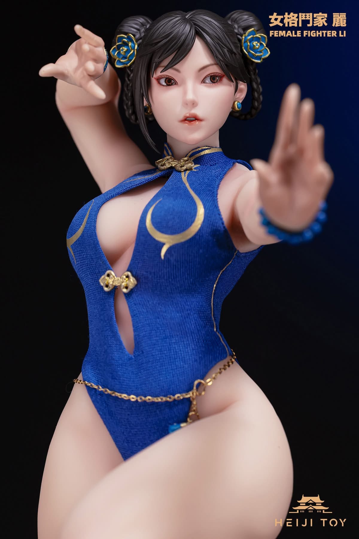 Preventa Figura Female Fighter Li marca HeiJi Toys HJ001 escala 1/6