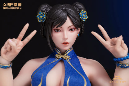 Preventa Figura Female Fighter Li marca HeiJi Toys HJ001 escala 1/6