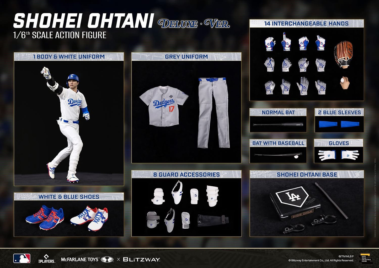Preventa Figura Ohtani Shohei (Deluxe version) - MLB SportsPicks marca Blitzway BW-UMS-12702 escala 1/6