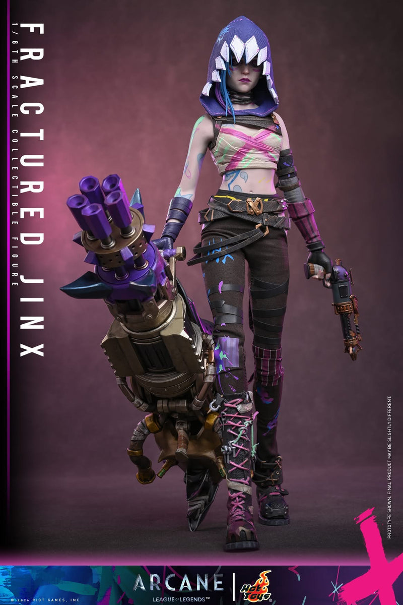 Preventa Figura Fractured Jinx - Arcane marca Hot Toys TMS183 escala 1/6