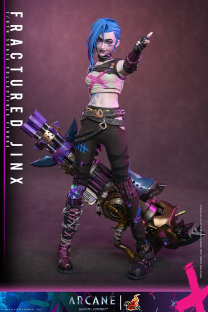 Preventa Figura Fractured Jinx - Arcane marca Hot Toys TMS183 escala 1/6