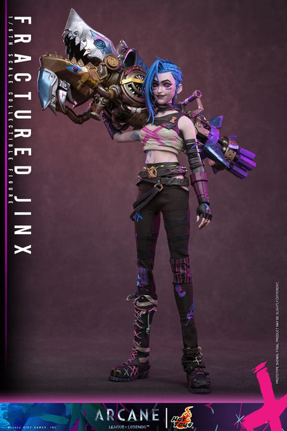 Preventa Figura Fractured Jinx - Arcane marca Hot Toys TMS183 escala 1/6