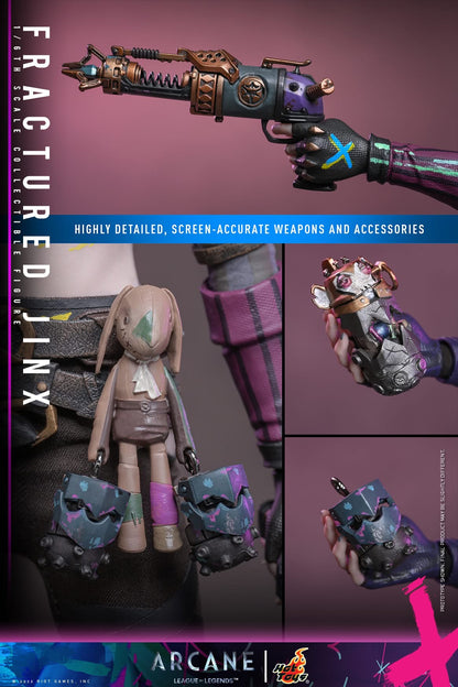 Preventa Figura Fractured Jinx - Arcane marca Hot Toys TMS183 escala 1/6