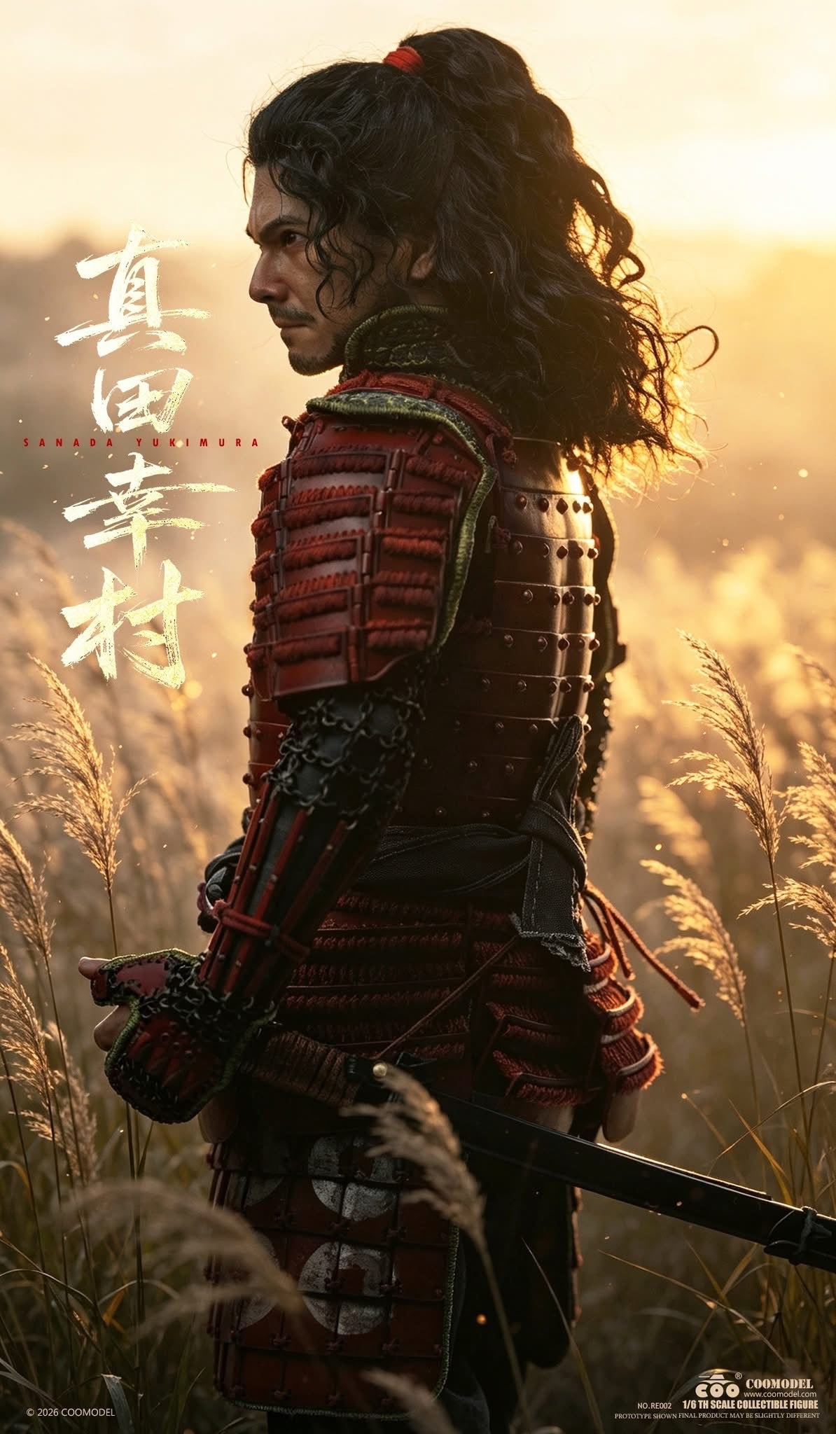 Preventa Figura SANADA YUKIMURA (Edición Limitada de 100% Cobre Puro) marca Coomodel RE002 escala 1/6