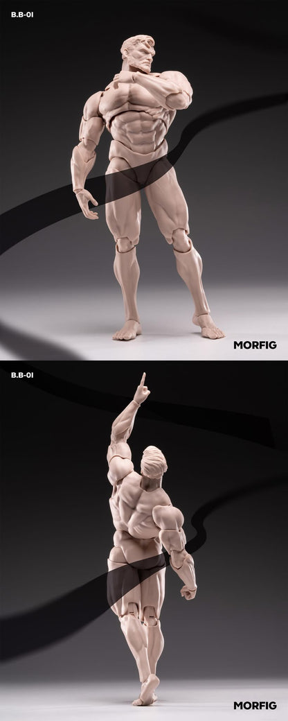 Preventa Cuerpo Muscular Masculino (3 variantes) marca INART BB01 escala 1/12