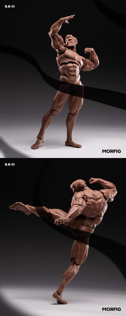 Preventa Cuerpo Muscular Masculino (3 variantes) marca INART BB01 escala 1/12