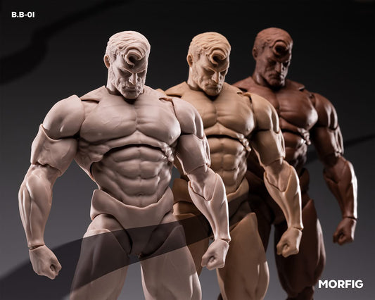 Preventa Cuerpo Muscular Masculino (3 variantes) marca INART BB01 escala 1/12