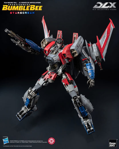 Preventa Figura DLX Starscream – Transformers Bumblebee marca Threezero 3Z09430 (27 cm)