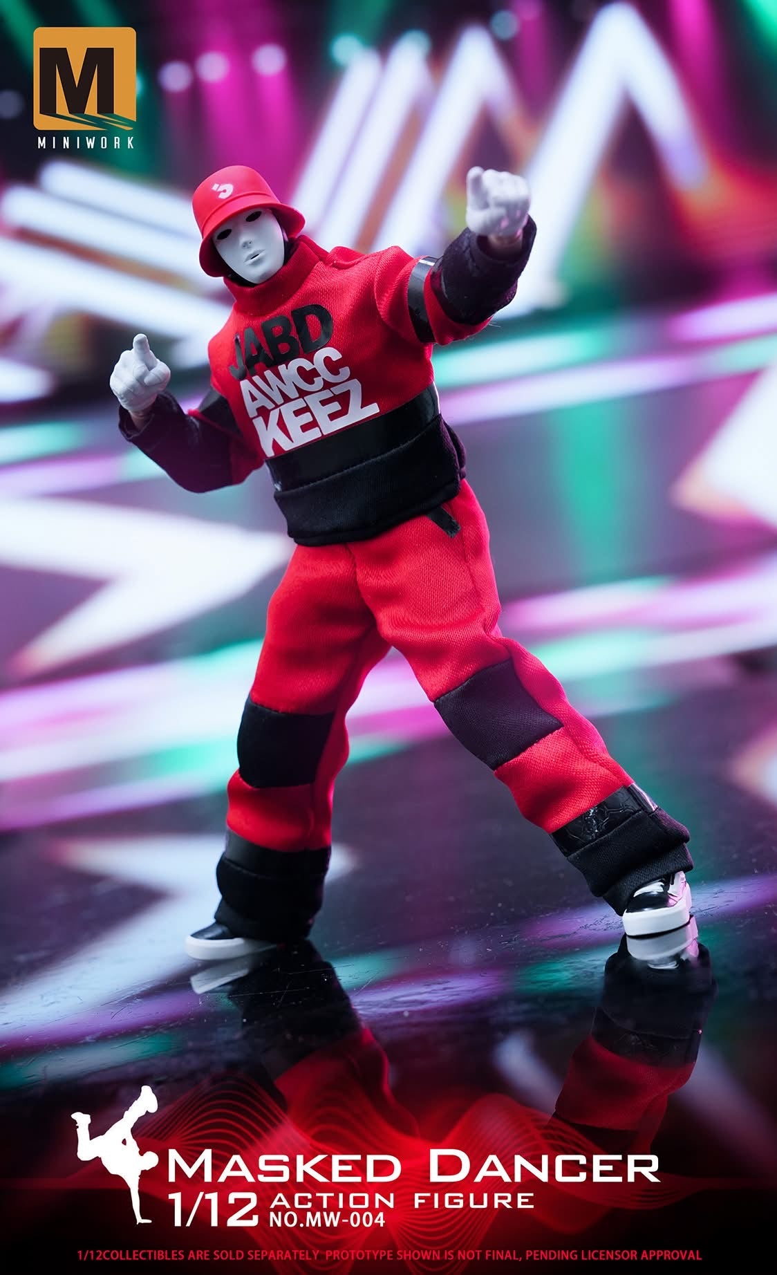 Preventa Figura Masquerade Dancer marca Miniwork MW-004 escala 1/12