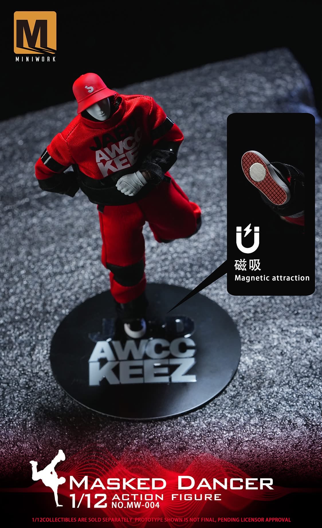 Preventa Figura Masquerade Dancer marca Miniwork MW-004 escala 1/12