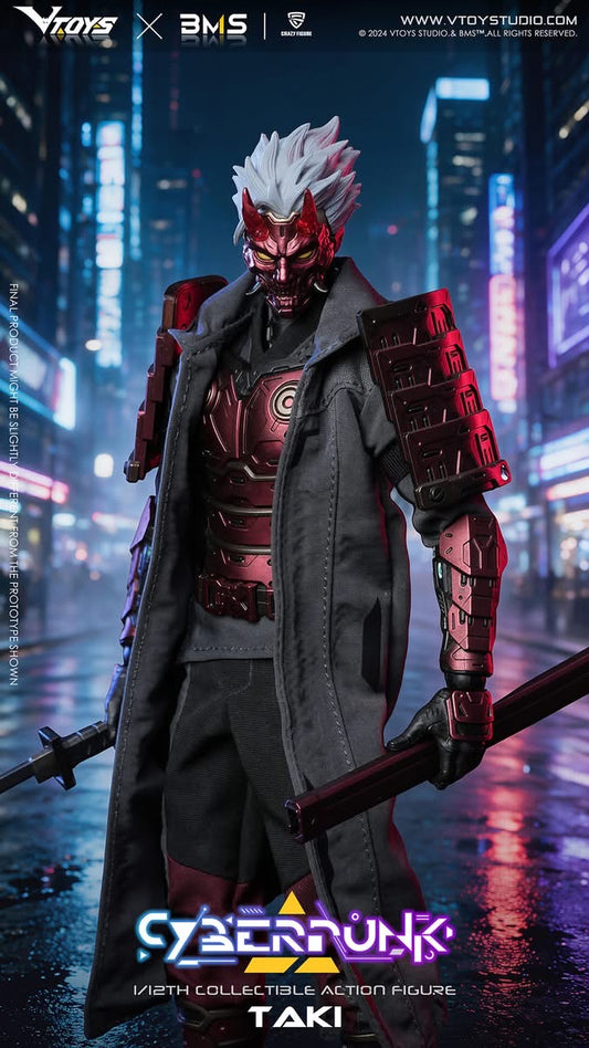 Preventa Figura Cyberpunk Samurai - The Crimson Dawn of the Blade marca VTOYS VSD012 escala 1/12