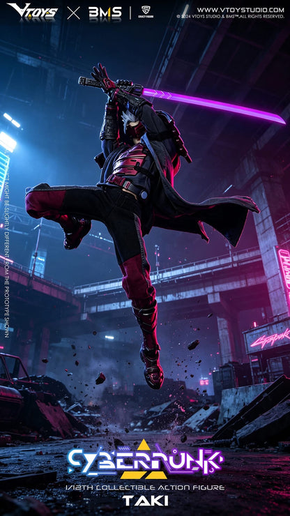 Preventa Figura Cyberpunk Samurai - The Crimson Dawn of the Blade marca VTOYS VSD012 escala 1/12