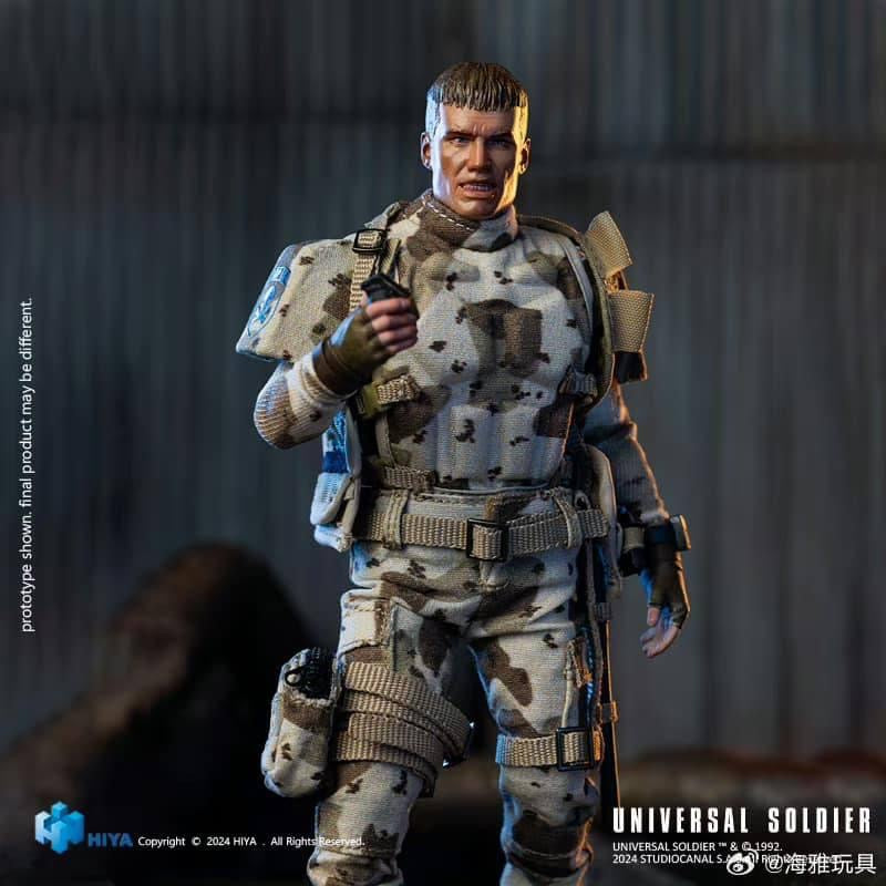 Preventa Figura Andrew Scott (PX Previews Exclusive) - Universal Soldier - Exquisite Super Series marca HIYA ESU0254 escala pequeña 1/12