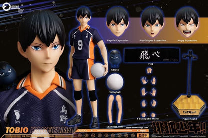Preventa Figura TOBIO KAGEYAMA - Haikyu!! marca Asmus Toys HQ02 escala 1/6