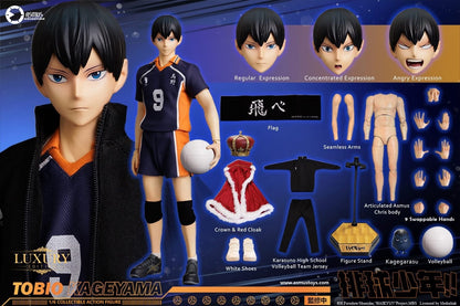 Preventa Figura TOBIO KAGEYAMA (Luxury Edition) - Haikyu!! marca Asmus Toys HQ02LUX escala 1/6