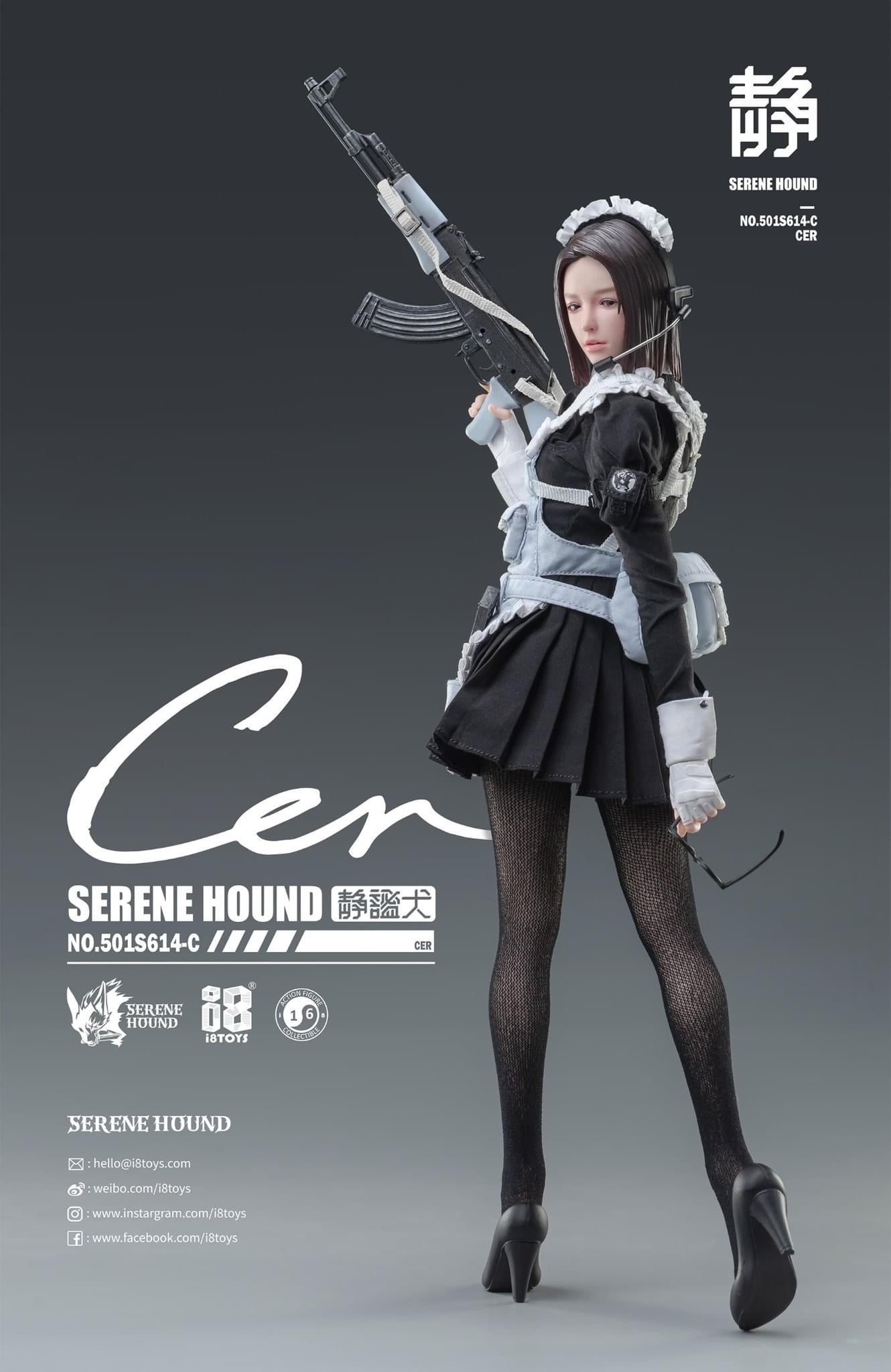 Pedido Figura Serene Hound (3 versiones Cer Be Rus) marca i8toys 501S614 escala 1/6