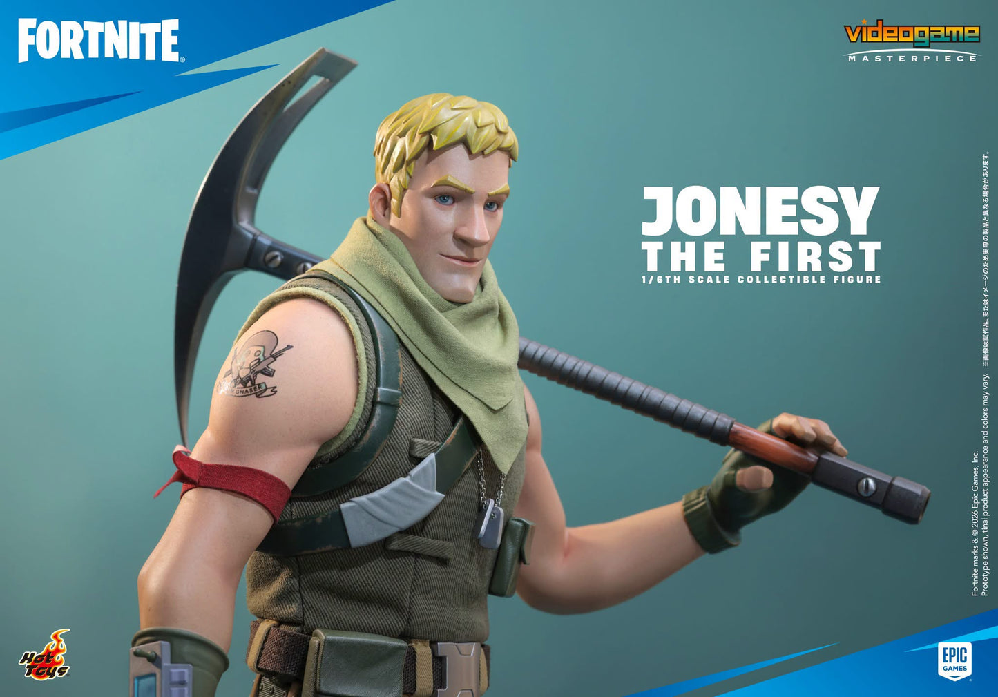 Preventa Figura Jonesy The First - FORNITE marca VGM85 escala 1/6