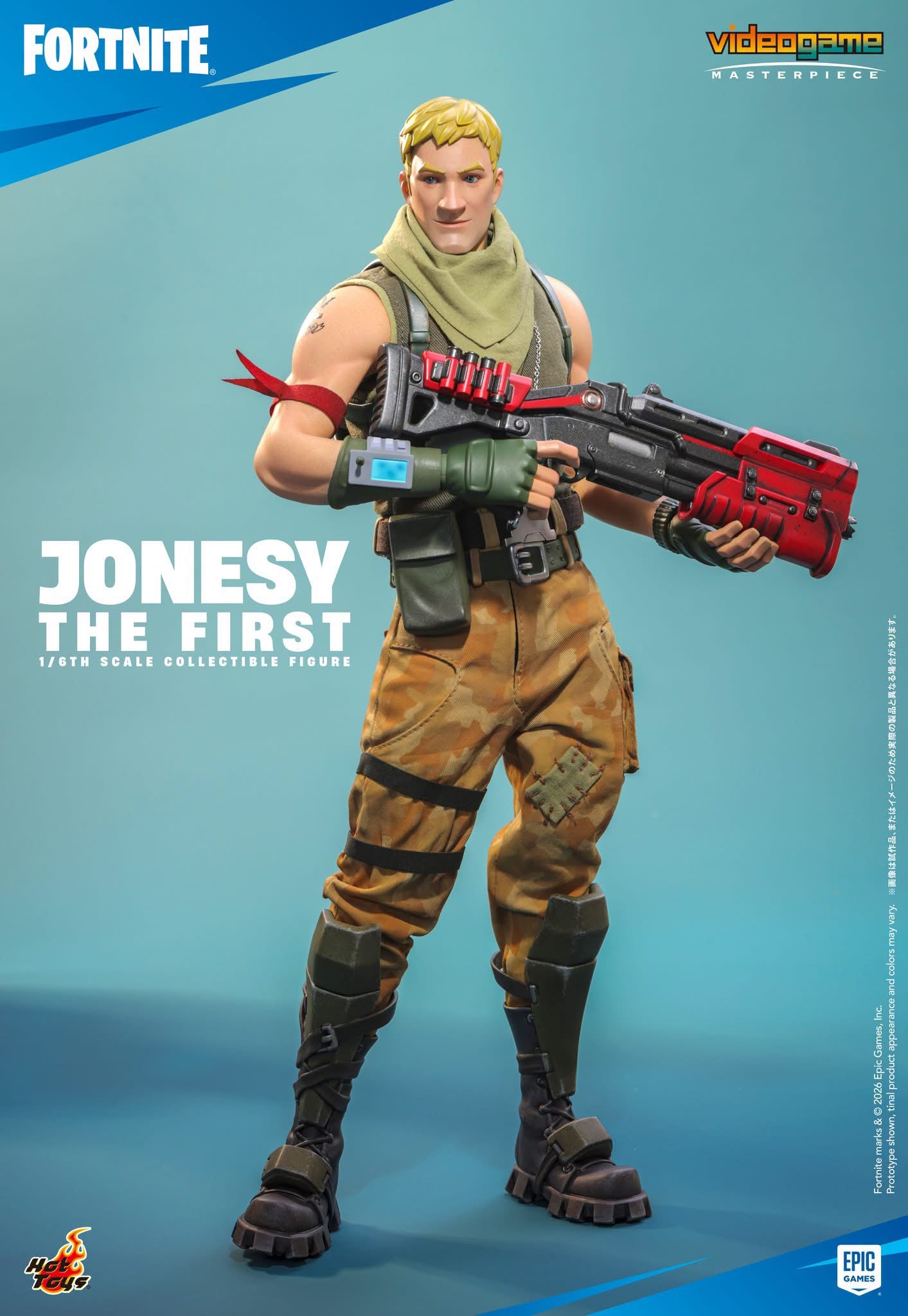 Preventa Figura Jonesy The First - FORNITE marca VGM85 escala 1/6