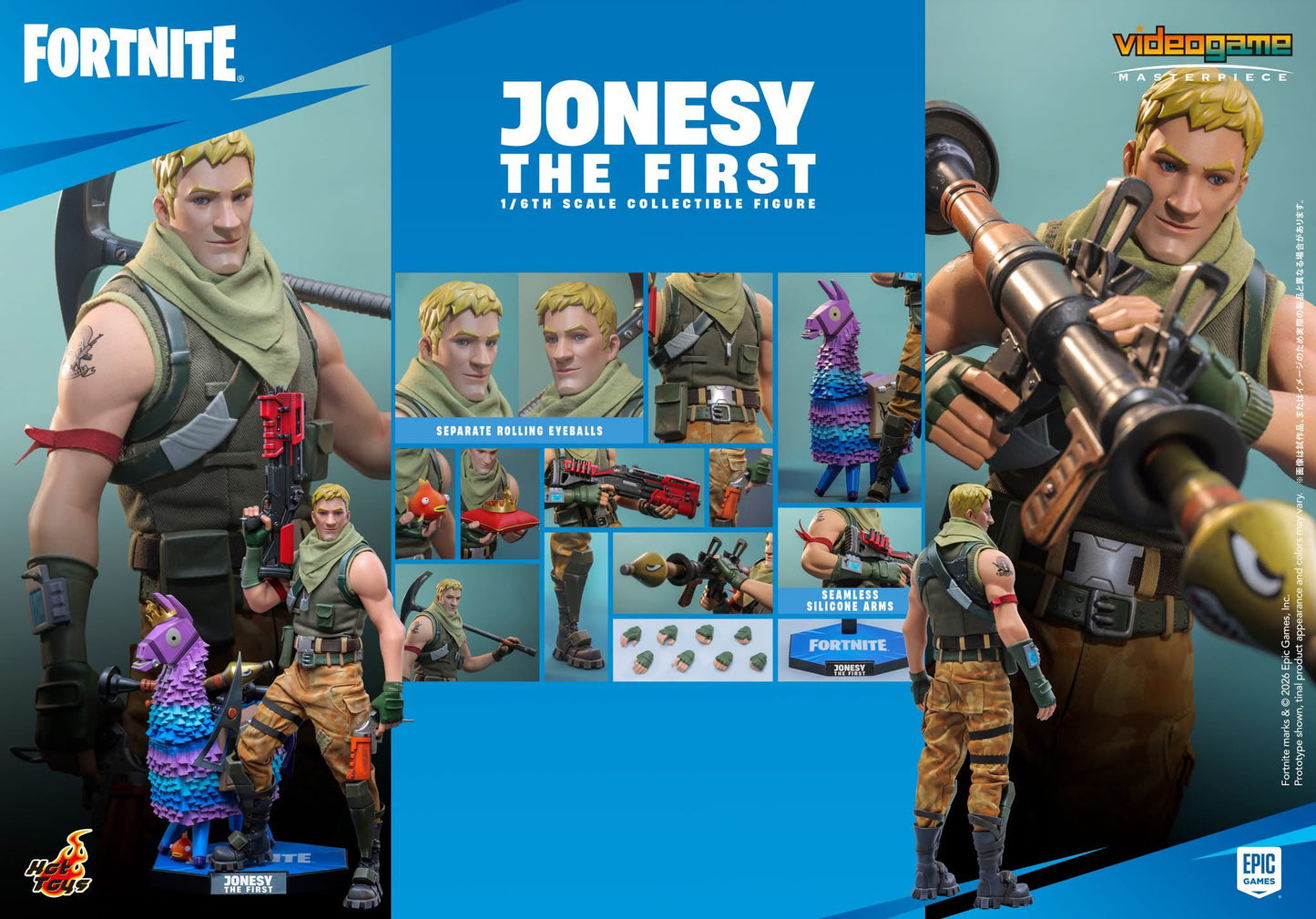 Preventa Figura Jonesy The First - FORNITE marca VGM85 escala 1/6
