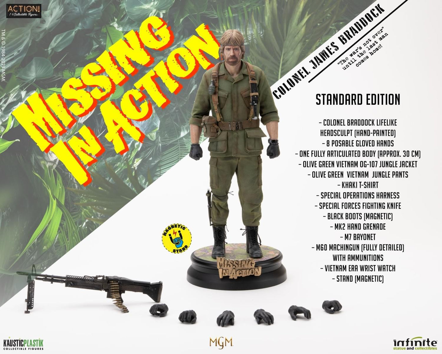 Preventa Figura Colonel James Braddock (Standard Edition) - Missing in Action marca Infinite Statue escala 1/6
