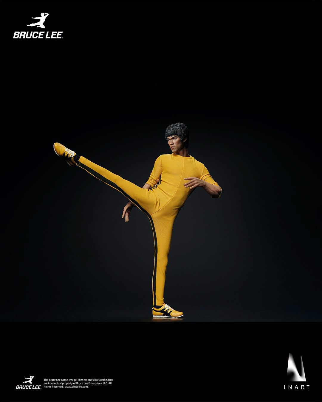 Preventa Figura Bruce Lee (Yellow Jumpsuit) marca INART A043 escala 1/6