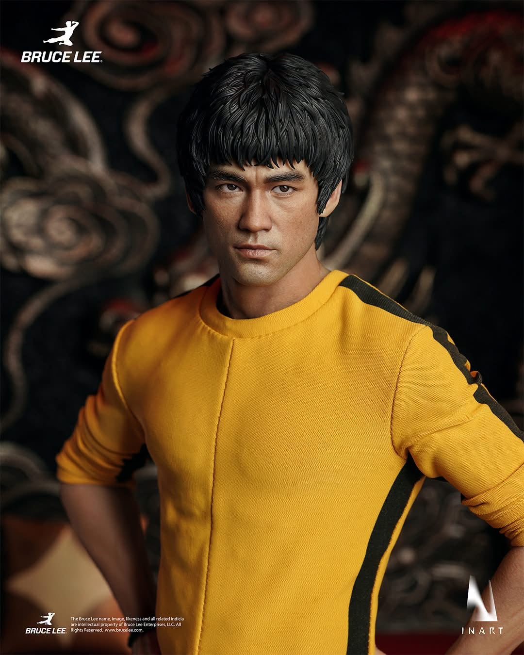 Preventa Figura Bruce Lee (Yellow Jumpsuit) marca INART A043 escala 1/6