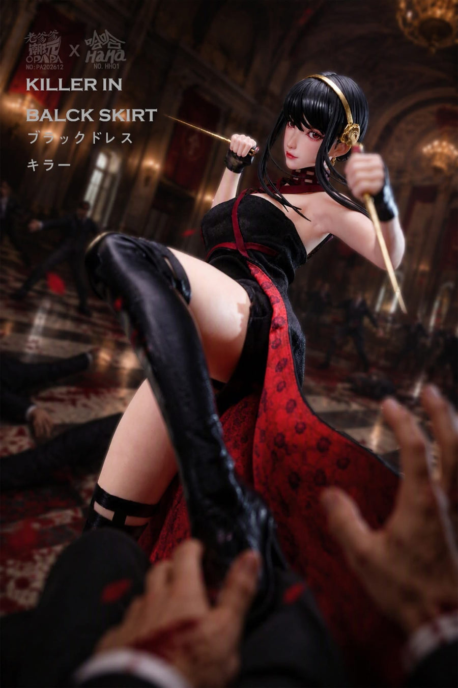 Preventa Figura Killer in Black Skirt marca Opapa Toys PA202612 escala 1/6