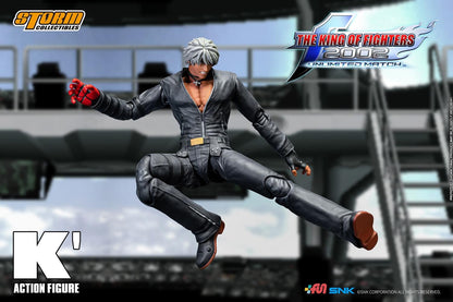 Preventa Figura K' - The King of Fighters 2002 Unlimited Match marca Storm Collectibles SKKF0 escala pequeña 1/12