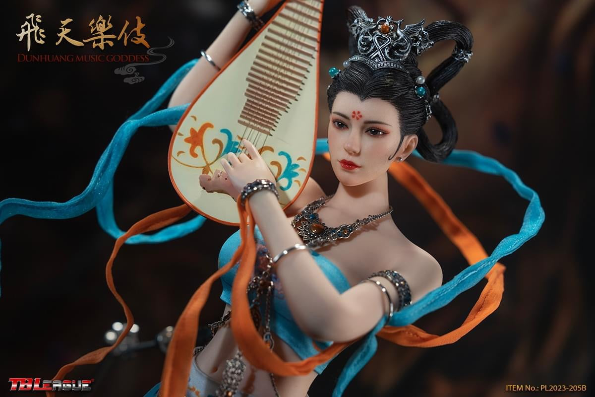 Pedido Figura Dunhuang Music Goddess (Blue version) marca TBLeague PL2023-205B escala 1/6
